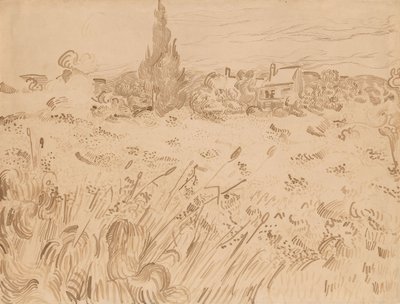 Weizenfeld, Saint-Rémy de Provence von Vincent van Gogh